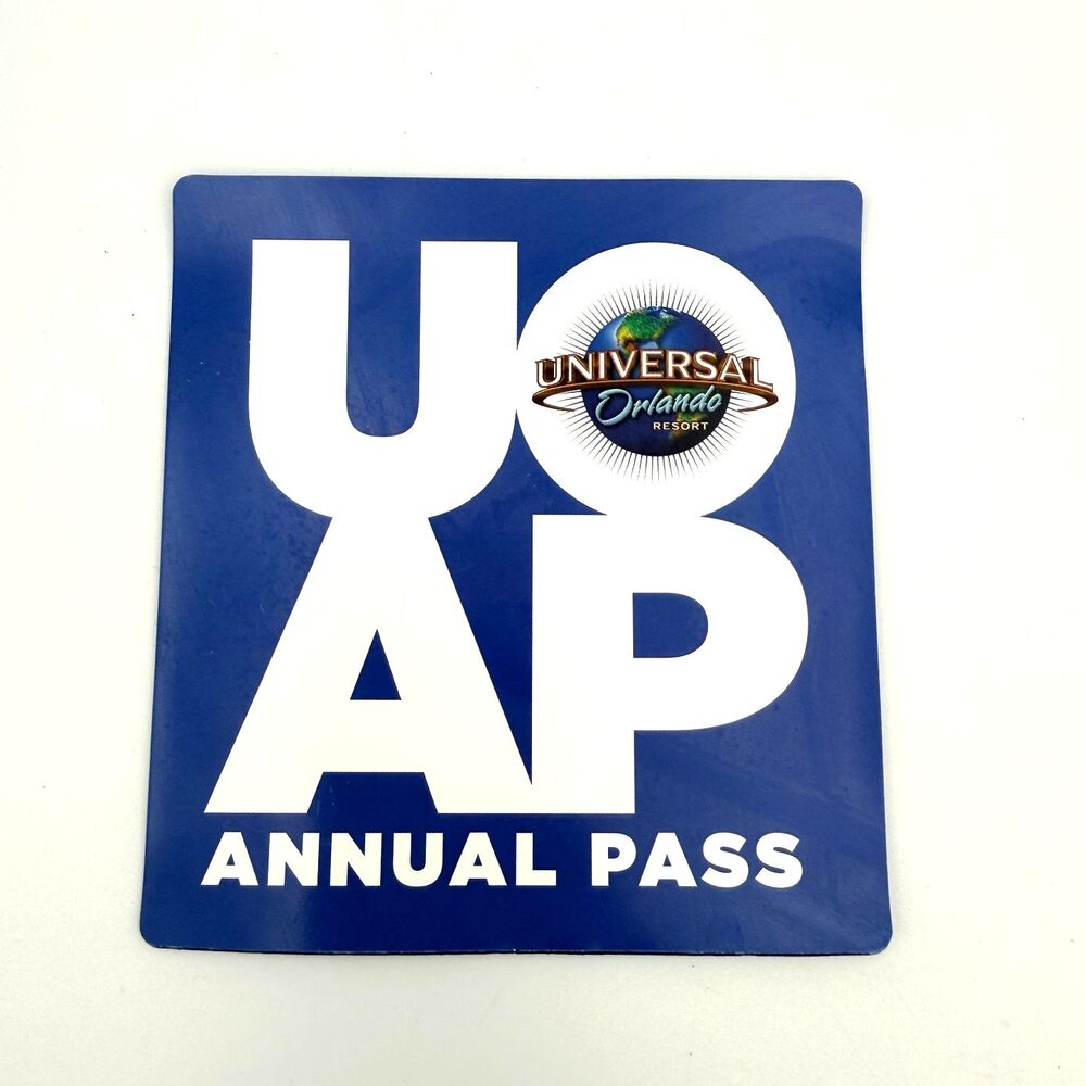 Universal Orlando Annual Passholder Magnet ORIGINAL BLUE RING Studios UOAP First